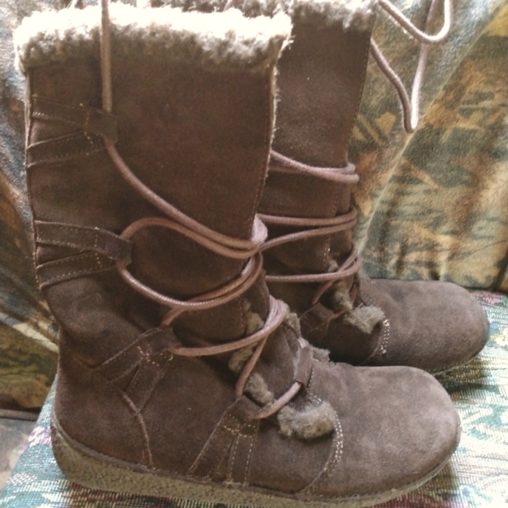 Rocket Dog Brown Suede Shearling Shipping discount next 6 hours!